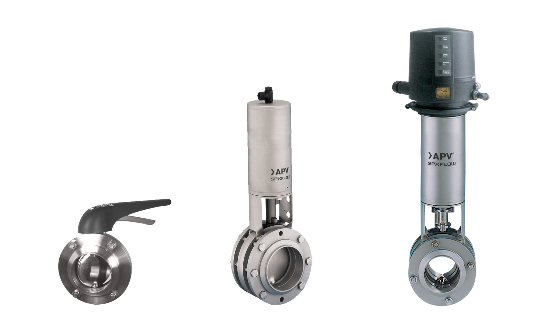 APV Sanitary Butterfly Valve Range